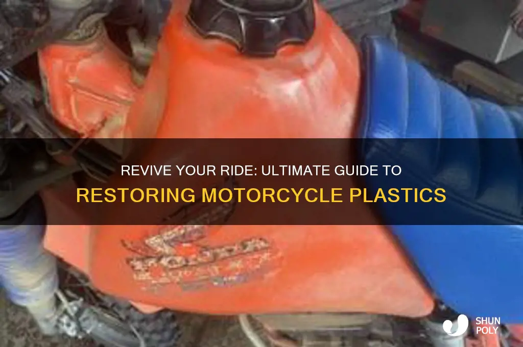how to get motorcycle plastics looking new