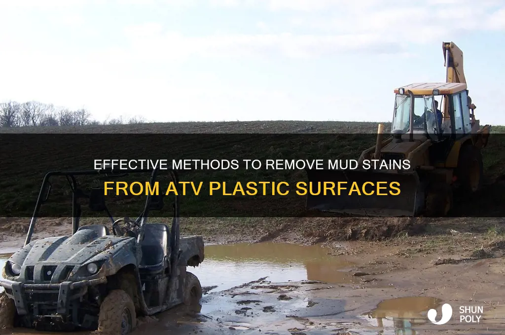 how to get mud stains off atv plastic