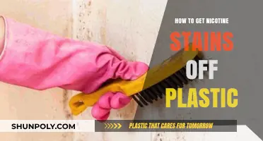 Effective Methods to Remove Nicotine Stains from Plastic Surfaces