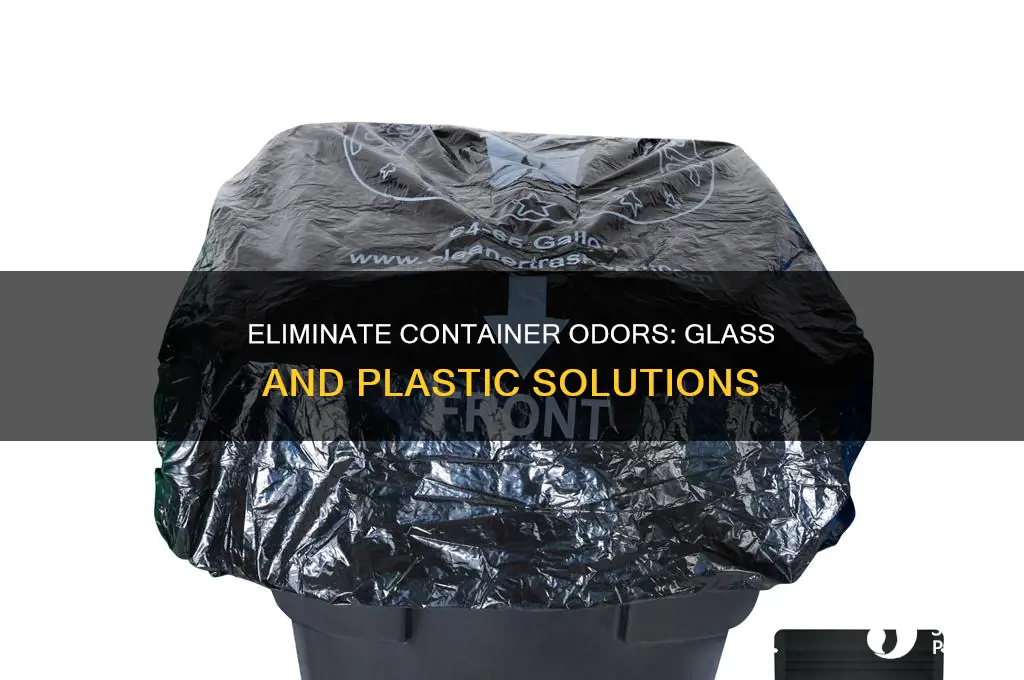 how to get odor out of glass and plastic containers