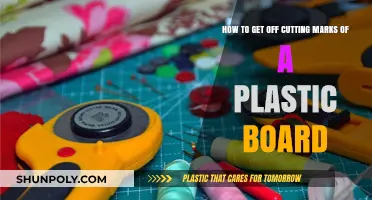 Effective Techniques to Remove Cutting Marks from Plastic Boards