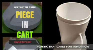 Quick Fix: Removing Stuck Plastic Pieces from Your Shopping Cart