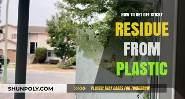 Effective Ways to Remove Sticky Residue from Plastic Surfaces Easily