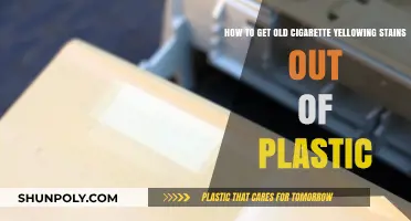 Remove Stubborn Cigarette Yellowing Stains from Plastic Surfaces Easily