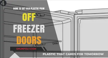 Effective Methods to Remove Old Plastic Film from Freezer Doors