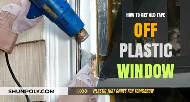 Removing Old Tape from Plastic Windows: Quick and Easy Tips