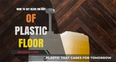 Effective Ways to Remove Olive Oil Stains from Plastic Flooring