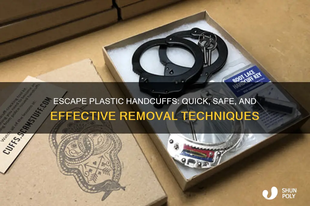 how to get our of plastic handcuffs