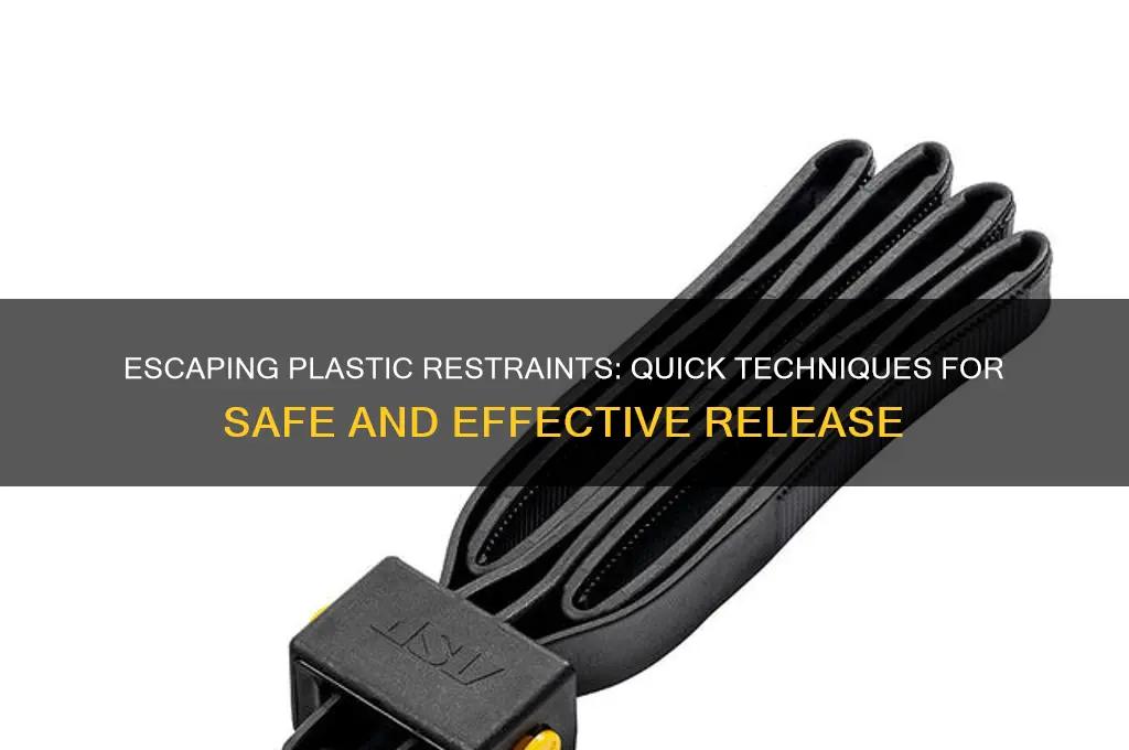 how to get out of plastic restraints