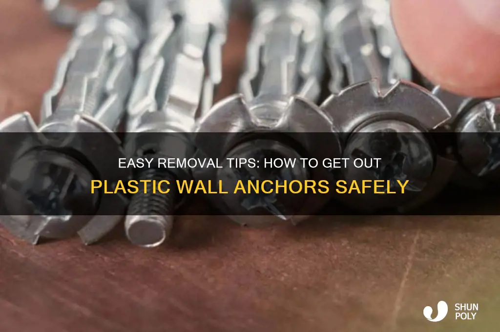 how to get out plastic wall anchors