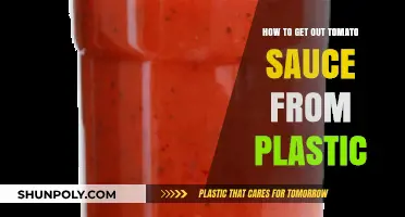 Effective Ways to Remove Tomato Sauce Stains from Plastic Surfaces