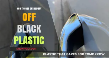 Effective Overspray Removal Techniques for Black Plastic Surfaces