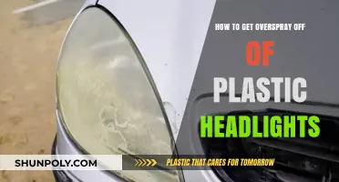 Effective Methods to Remove Overspray from Plastic Headlights Easily