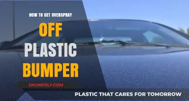 Effective Methods to Remove Overspray from Plastic Car Bumpers