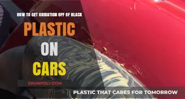 Effective Methods to Remove Oxidation from Black Car Plastic