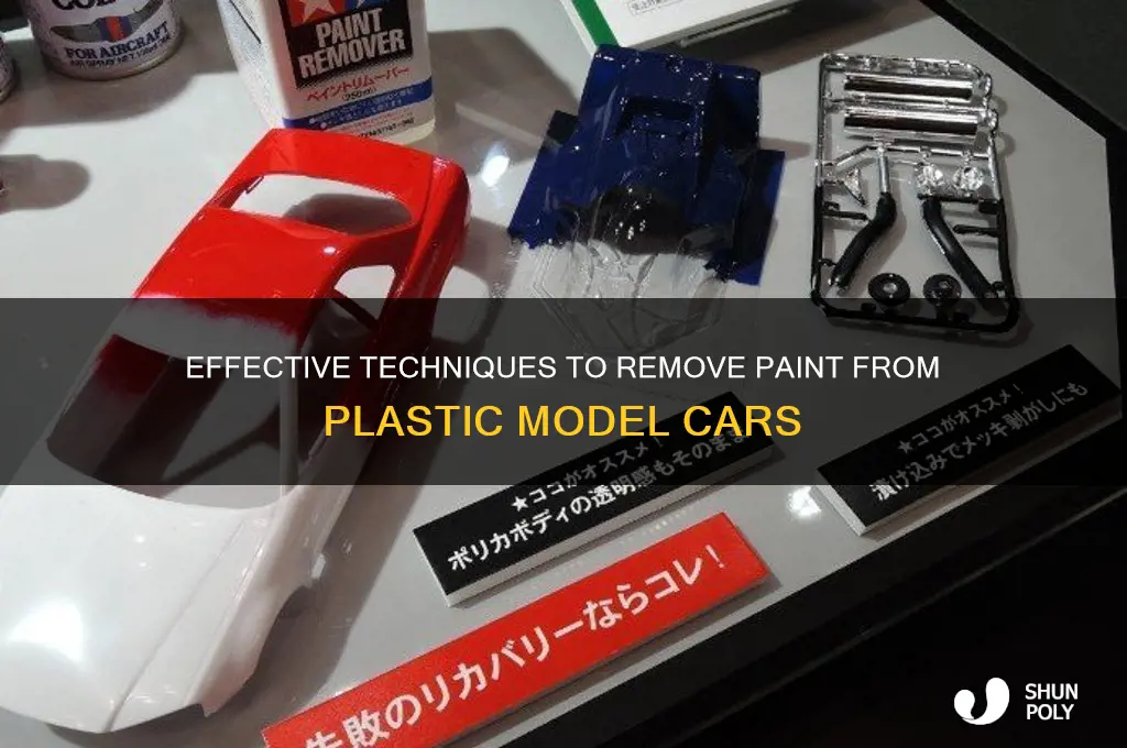 how to get paint off a plastic model car