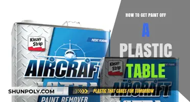 Effective Methods to Remove Paint from Plastic Tables Easily