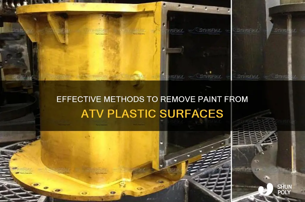 how to get paint off atv plastic