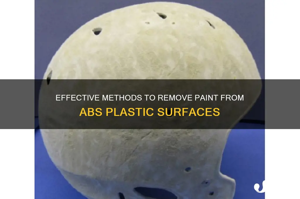 how to get paint off of abs plastic