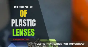 Removing Paint from Plastic Lenses: Effective Methods to Try
