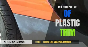 Removing Paint from Plastic Trim: Quick and Easy Guide