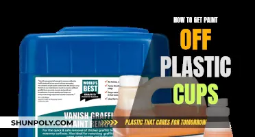 Removing Paint Stains from Plastic Cups: Effective Methods