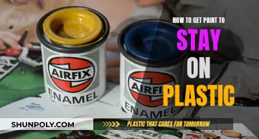 Plastic Painting: Making Paint Stick to Plastic