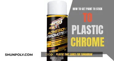 Adhesion Tricks: Paint on Plastic Chrome