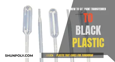 Transfer Paint to Black Plastic: Easy Tricks and Techniques