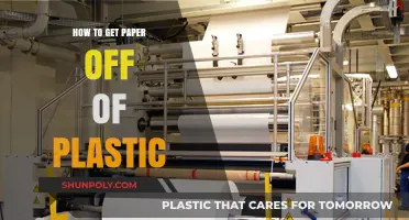 Effective Techniques to Remove Paper from Plastic Surfaces Easily