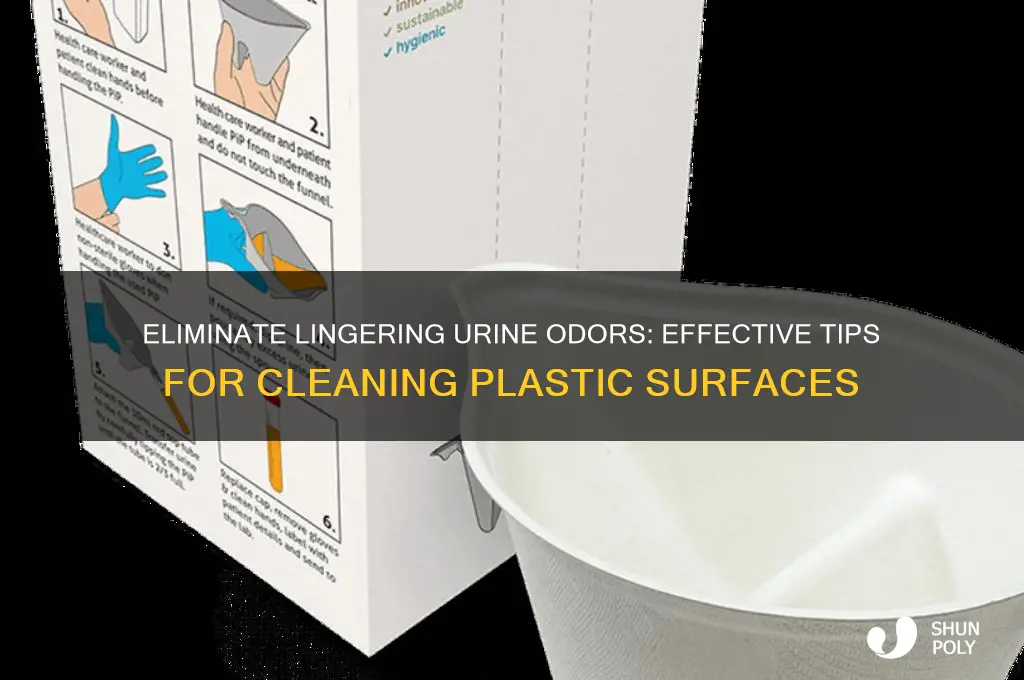 how to get pee smell out of plastic