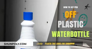 Effective Methods to Remove Pen Marks from Plastic Water Bottles