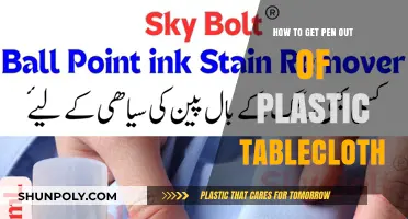 Quick Fix: Removing Pen Stains from Plastic Tablecloths Easily