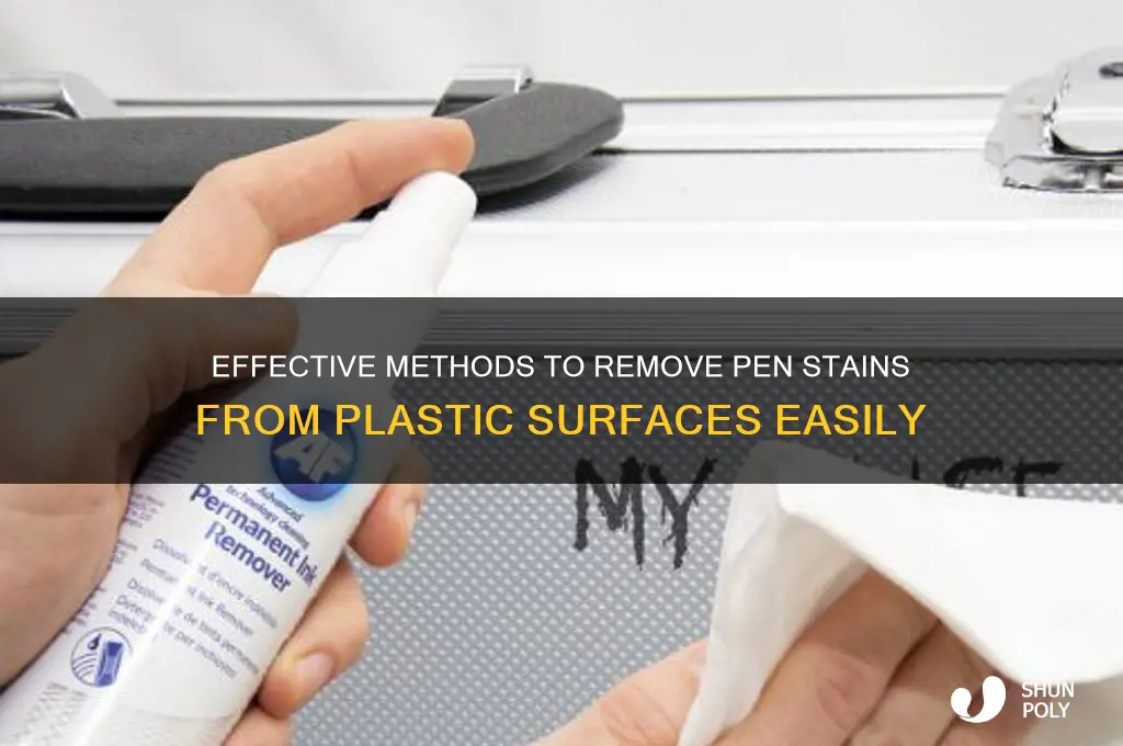 how to get pen out of plastic