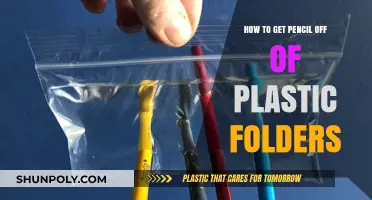 Easy Erasing: Removing Pencil Marks from Plastic Folders
