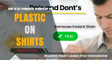 Effective Ways to Remove Permanent Marker from Plastic on Shirts