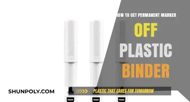 Effective Ways to Remove Permanent Marker from Plastic Binders Easily