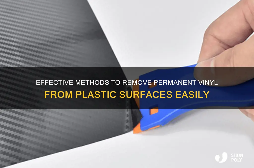 how to get permanent vinyl off plastic