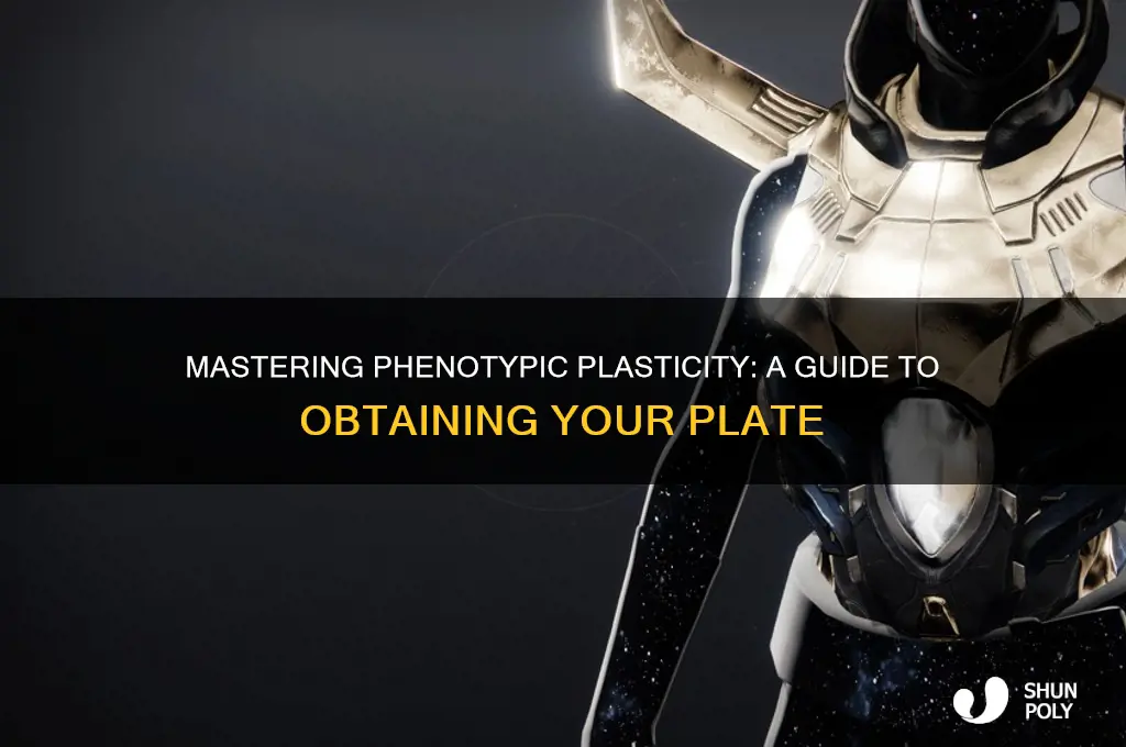 how to get phenotype plasticity plate