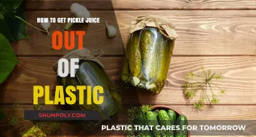 Effective Ways to Remove Pickle Juice Stains from Plastic Containers