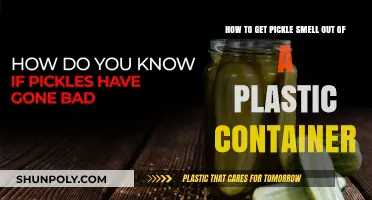 Eradicate Pickle Odor from Plastic Containers: Effective Methods