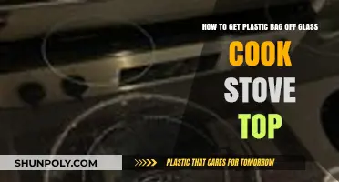 Easy Steps to Remove Plastic Bag from Glass Cook Stove Top
