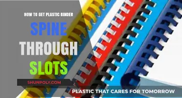 Mastering Plastic Binder Spine Insertion: A Step-by-Step Guide for Smooth Slots