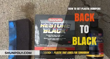 Restore Faded Plastic Bumpers: Easy DIY Guide to Black Shine