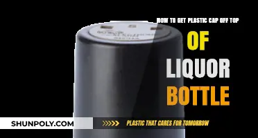 Easy Tricks to Remove Plastic Caps from Liquor Bottles