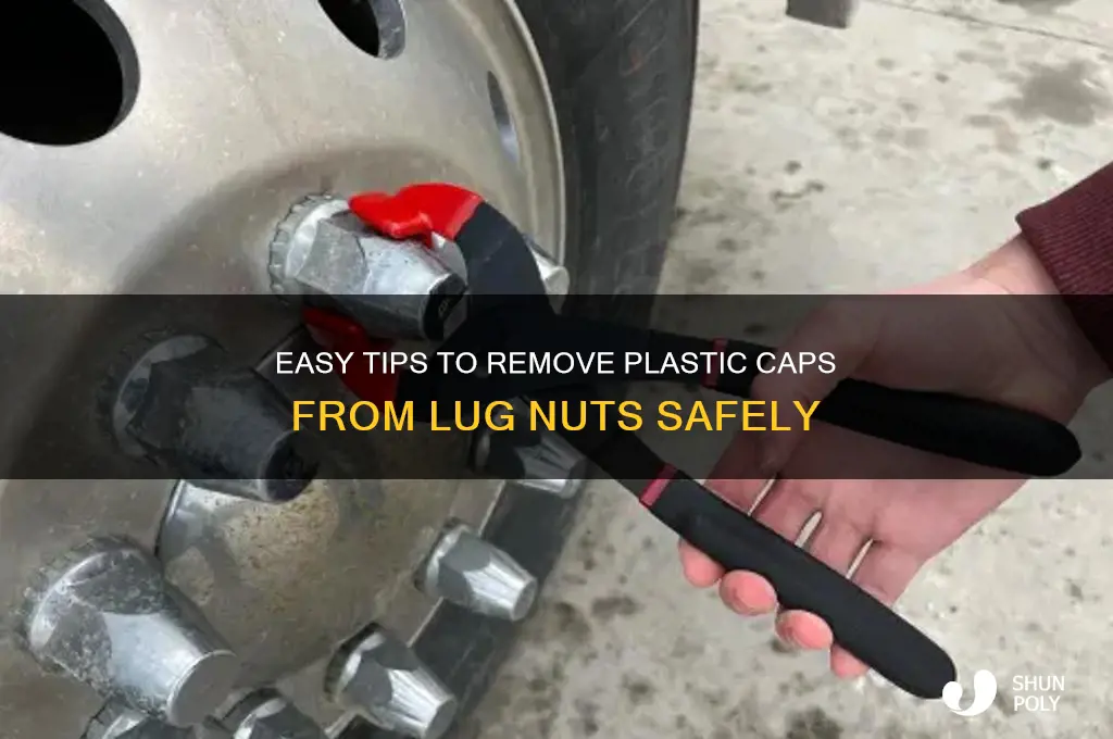 how to get plastic caps off lug nuts