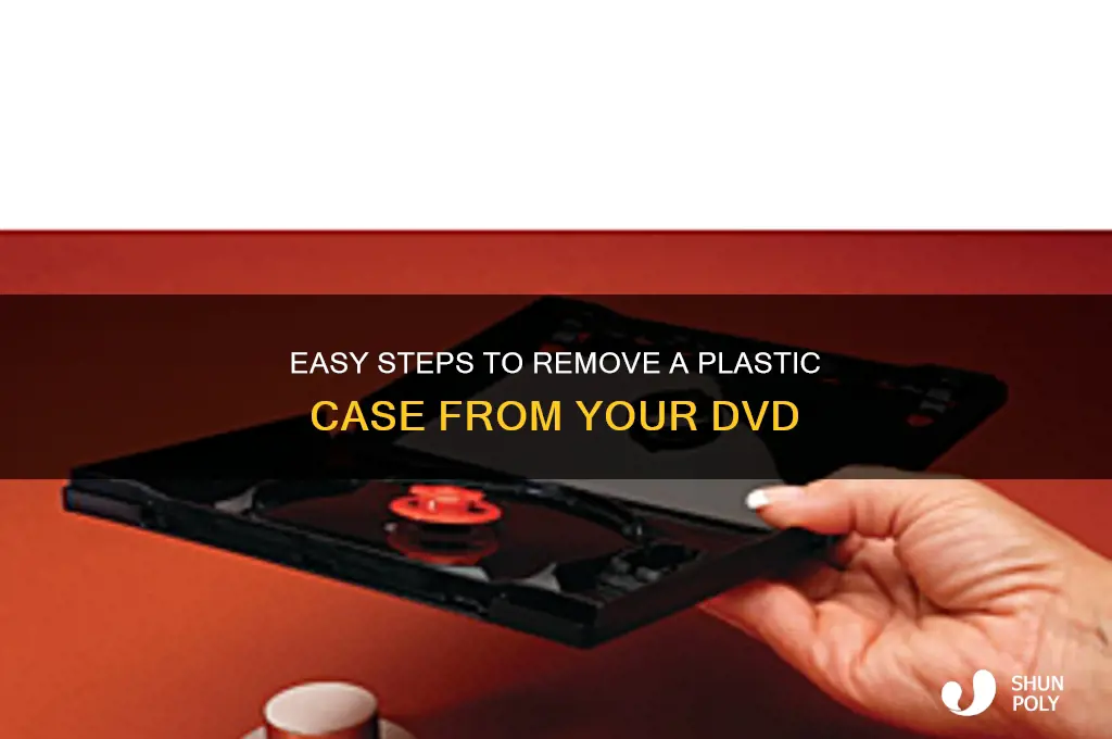 how to get plastic case off dvd