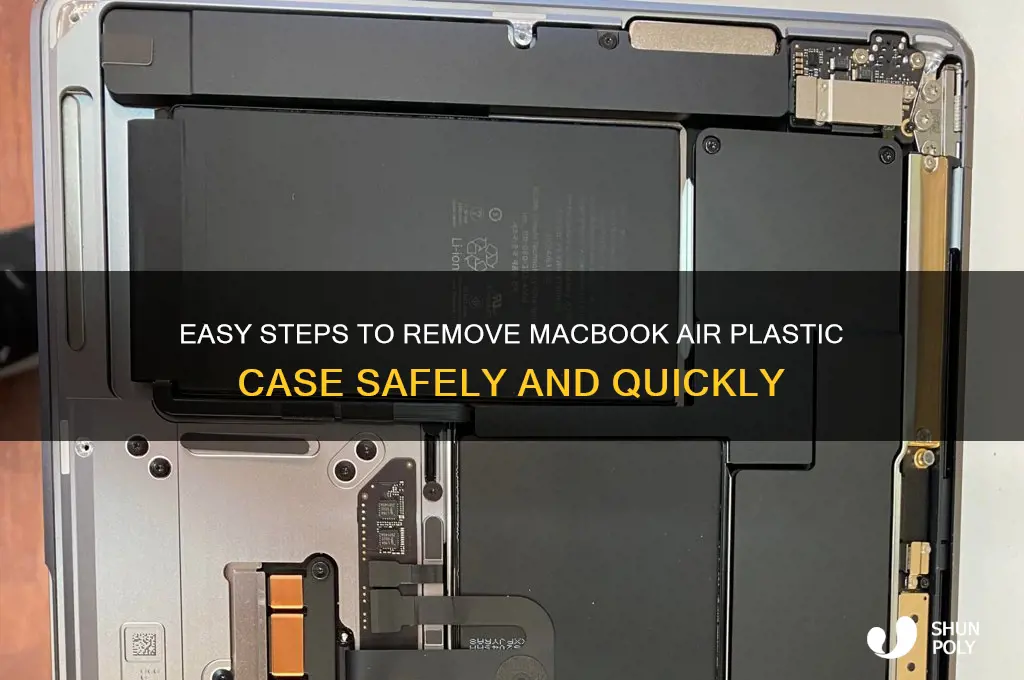 how to get plastic case off macbook air