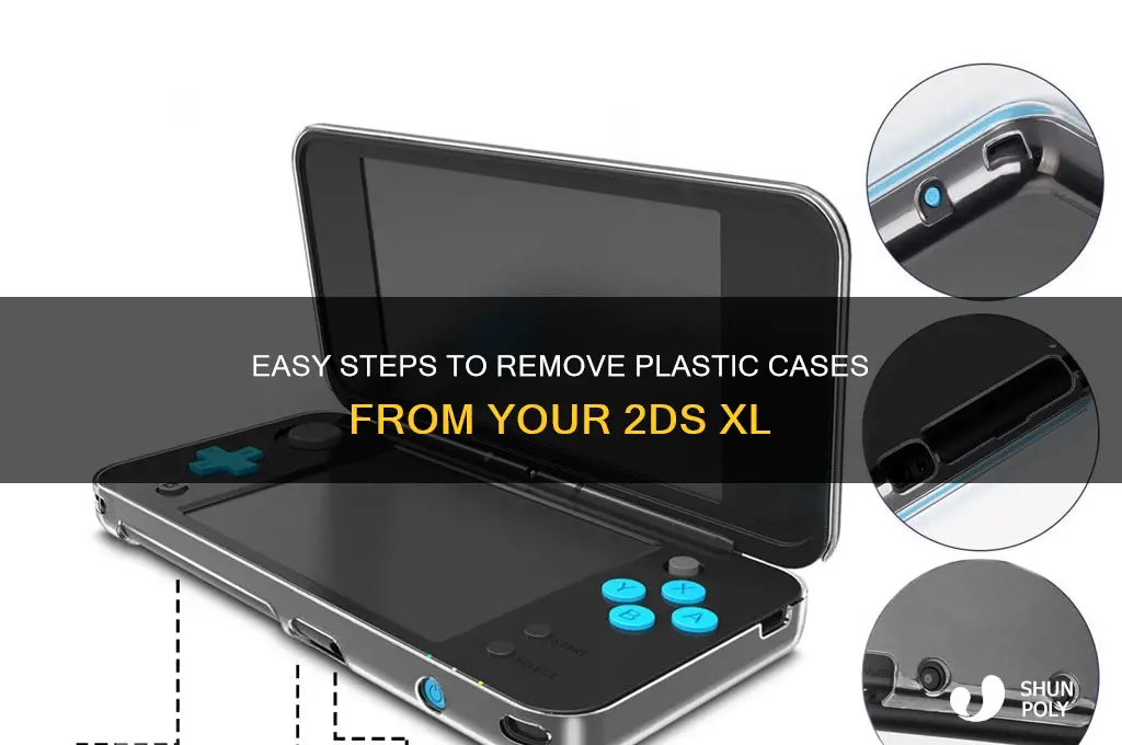 how to get plastic cases off 2ds xl