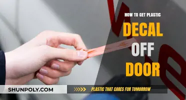 Effective Techniques to Remove Plastic Decals from Doors Easily